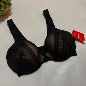 SPANX Sheer Black Lace Bra
